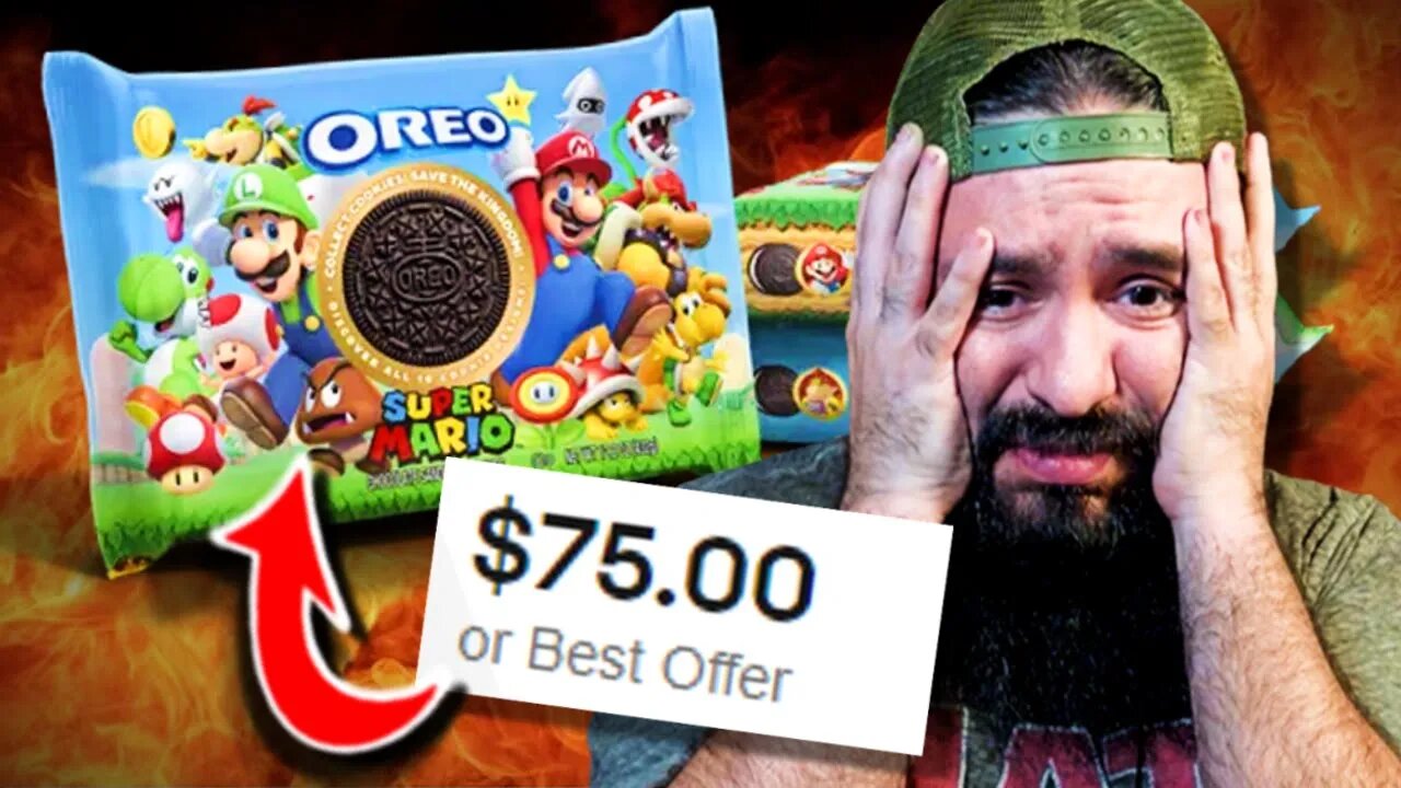 Super Mario Oreos Scalping Frenzy: $5 Cookies Worth $75?!