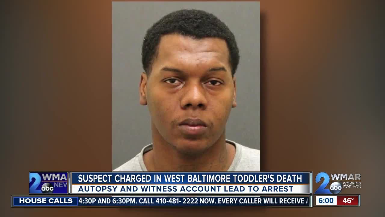 Man arrested for death of Baltimore 2-year-old