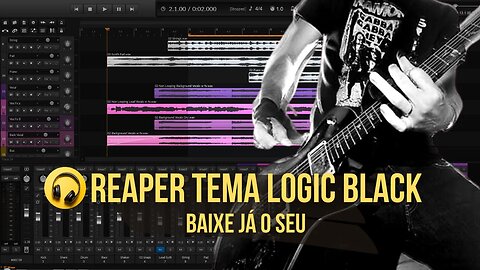 Tema do Reaper Logic Black - Produção Musical