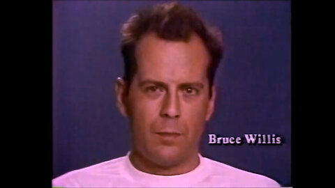 June 18, 1987 - Bruce Willis Anti-Drug Spot & US Open Golf Promo