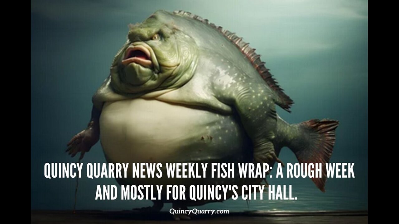 Quincy Quarry News Weekly Fish Wrap: A Rough Week And Mostly For Quincy’s City Hall