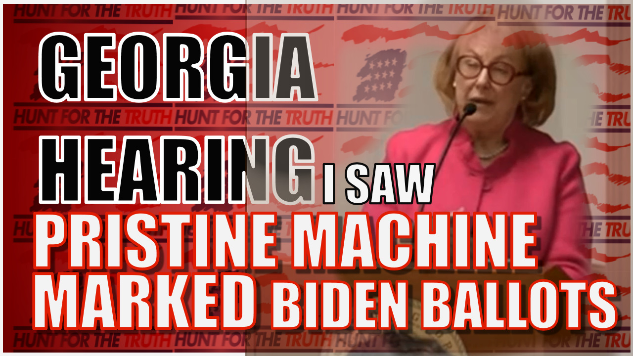 SAW 100s PRISTINE UNFOLDED MACHINE MARKED BALLOTS GEORGIA ELECTION POLL WORKER TESTIFIES AT HEARING