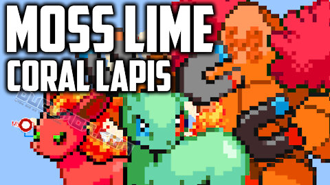 Pokemon Moss Lime and Coral Lapis - New Open World Fan-made Hack has 16 new eeveelution and more..