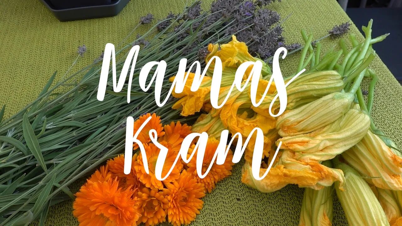 Mom's Diary - Aug. 5 to 10, 2023 - Flower harvest, baby socks and finally some sun