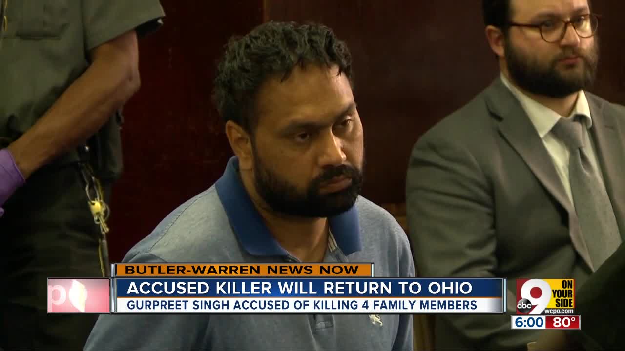 Accused West Chester killer will be extradited to Ohio