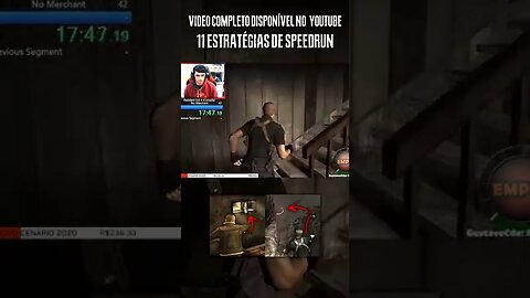 CABANA - Estratégia de SPEED RUN - RESIDENT EVIL 4