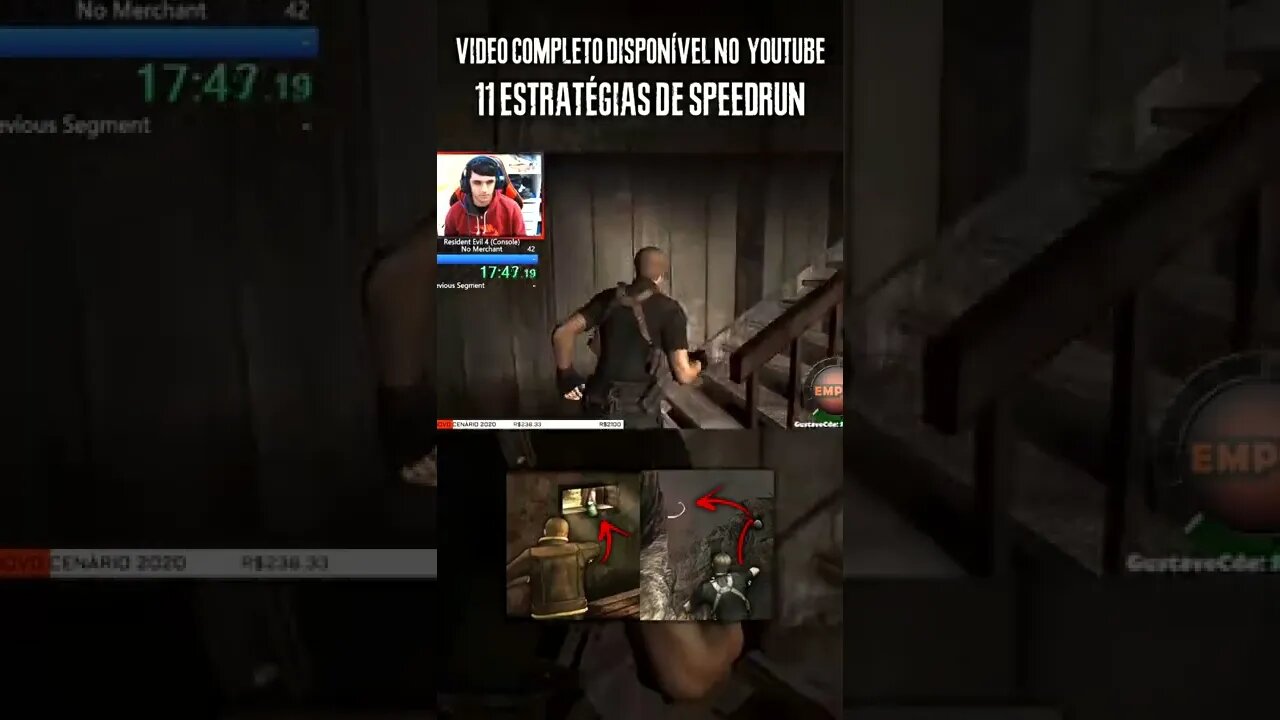 CABANA - Estratégia de SPEED RUN - RESIDENT EVIL 4