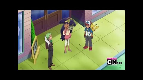 Pokemon Best Wishes Ash thinks Cilan looked good in a dress