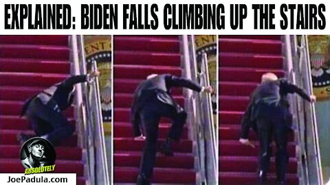 Video Explained: Joe Biden Falls Going Up The Stairs of Air Force One