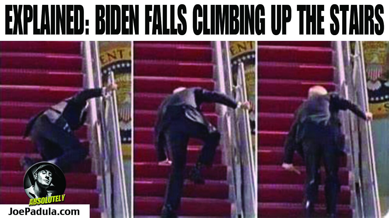 Video Explained: Joe Biden Falls Going Up The Stairs of Air Force One