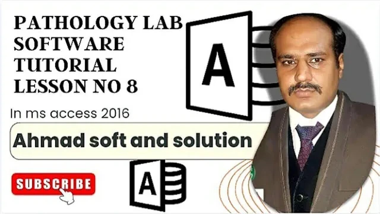 Pathology Lab management and reports and billing Software tutorial no 8 | Ahmad soft and solution