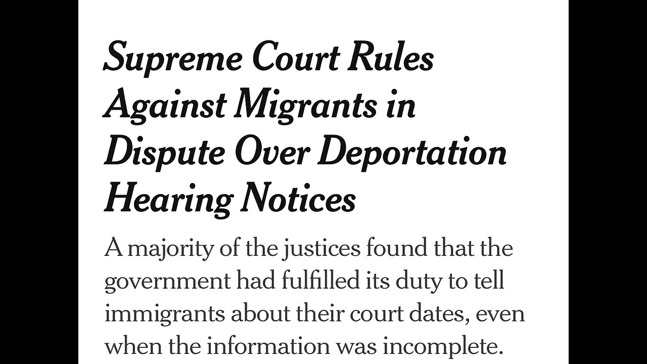 Supreme Court ruling on deportation