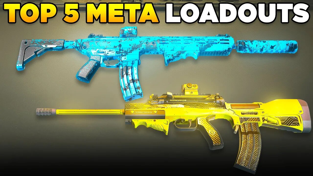 WARZONE TOP 5 META ASSAULT RIFLE LOADOUTS! (Warzone Best Loadouts)