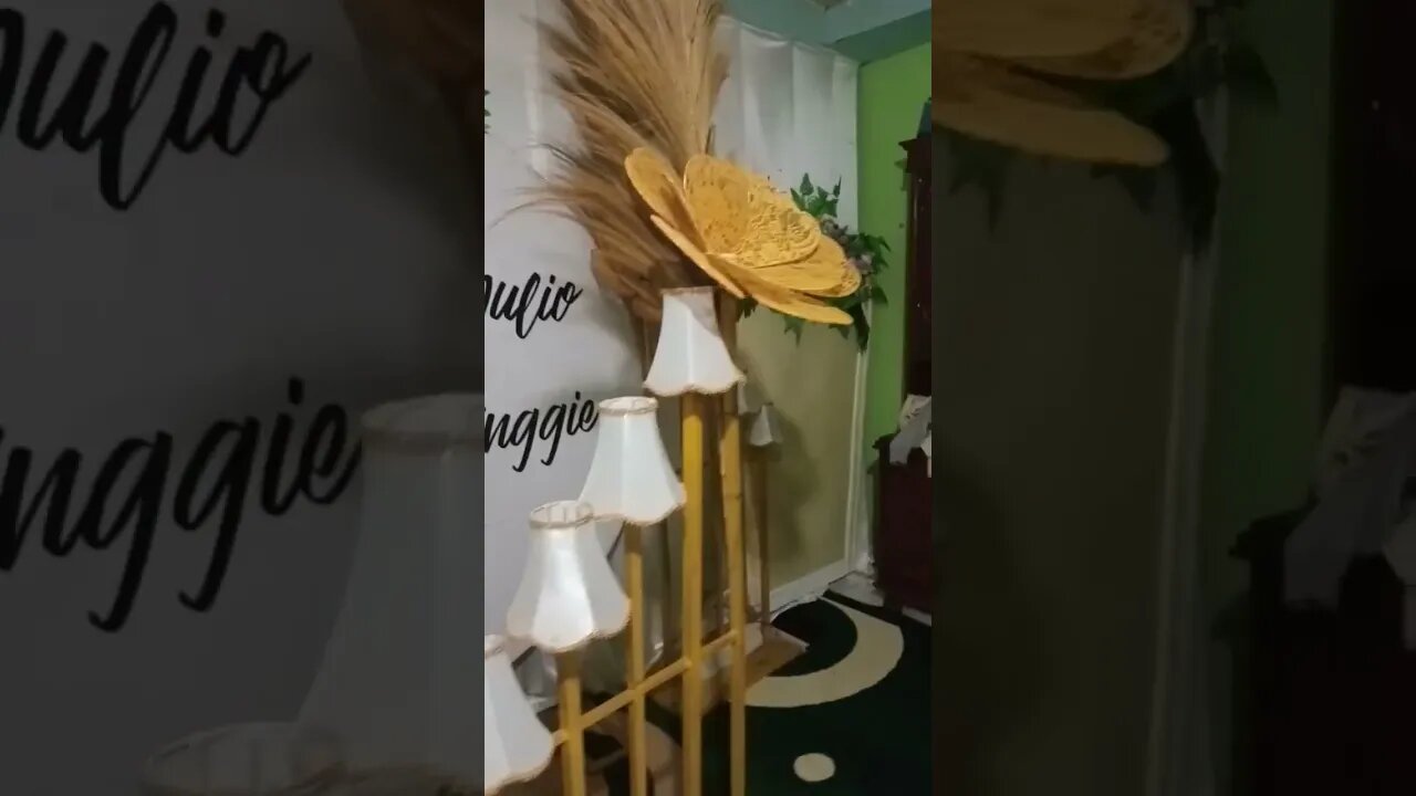 Pemasangan Decor Dalam ruangan dan Pelaminan.