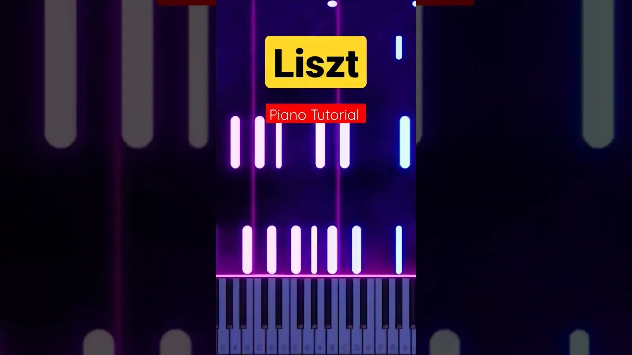 Liszt - Hungarian Rhapsody No 5 Piano Tutorial #shorts #pianotutorial #pianolearning