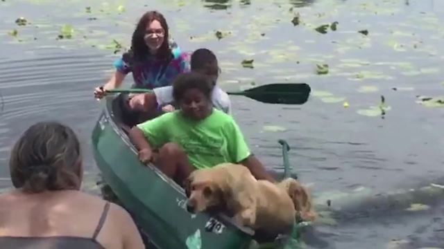 Family Canoe Fail - Will They Sink or Swim?