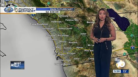 10News Pinpoint Weather with Meteorologist Angelica Campos