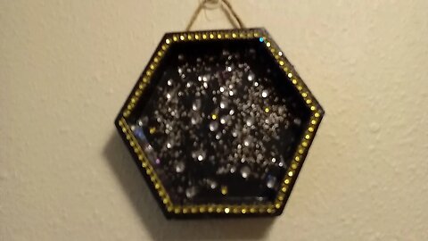 Diy night sky shadow box craft