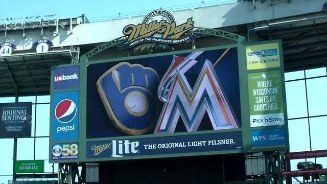 Brewers make Miller Park feel like home for Miami Marlins