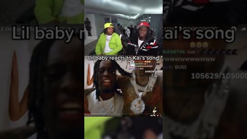 Lil baby and Kai React to Bustdown Rollie Avalanche #shorts #tiktok #lilbaby