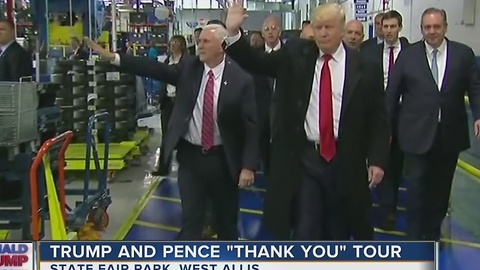 Trump, Pence bring thank-you tour to West Allis