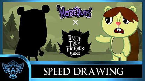 Speed Drawing: Happy Tree Friends Fanon - Mabel | Mobebuds Style