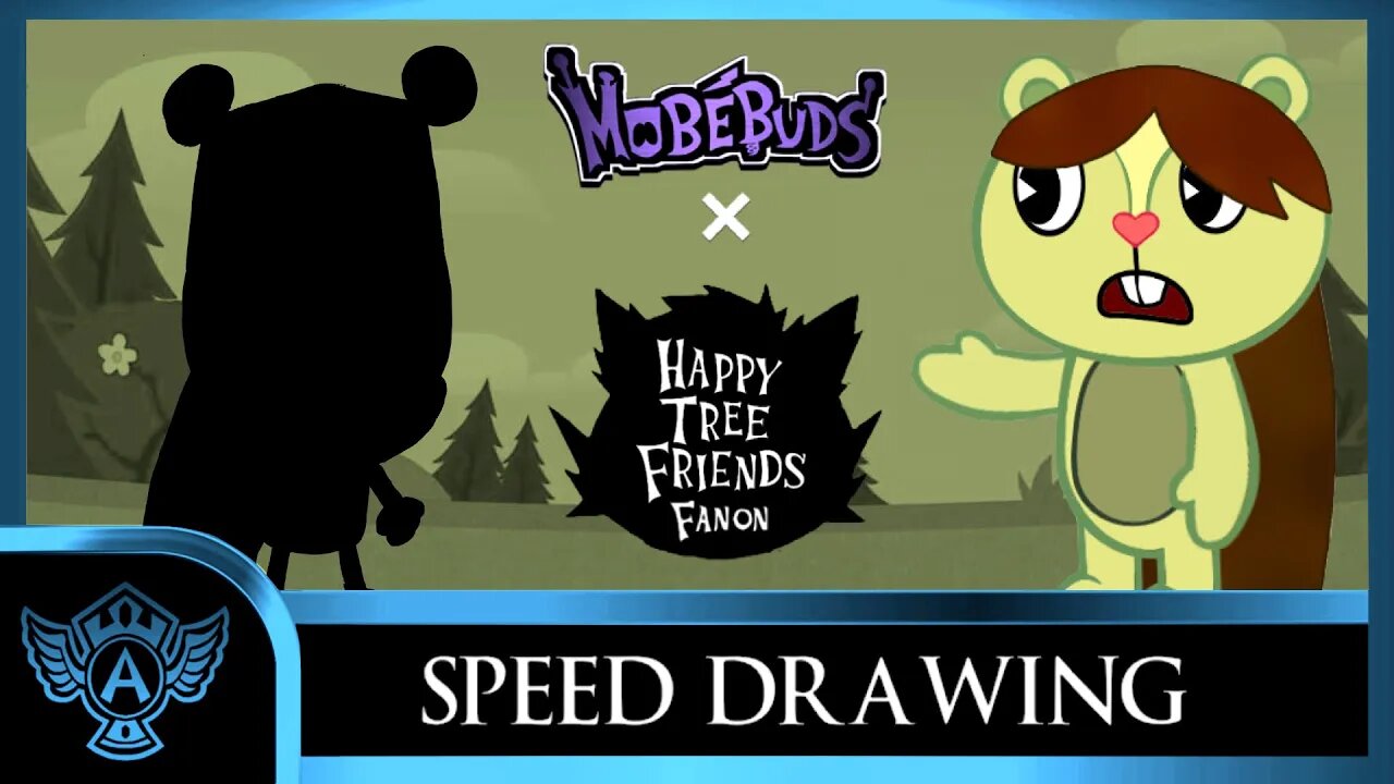 Speed Drawing: Happy Tree Friends Fanon - Mabel | Mobebuds Style