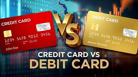 Difference between Debit Card And Credit Card #bank #youtube #debitcard #creditcard #foryouvideo