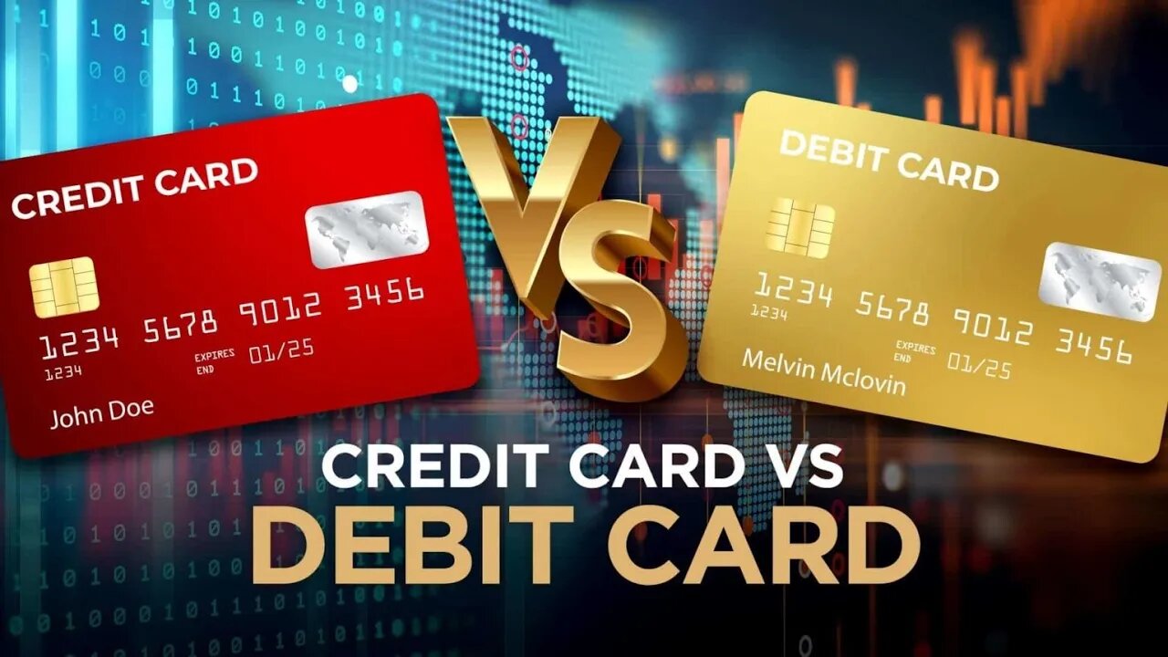 Difference between Debit Card And Credit Card #bank #youtube #debitcard #creditcard #foryouvideo