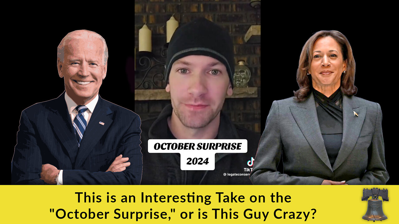 This is an Interesting Take on the "October Surprise," or is This Guy Crazy?