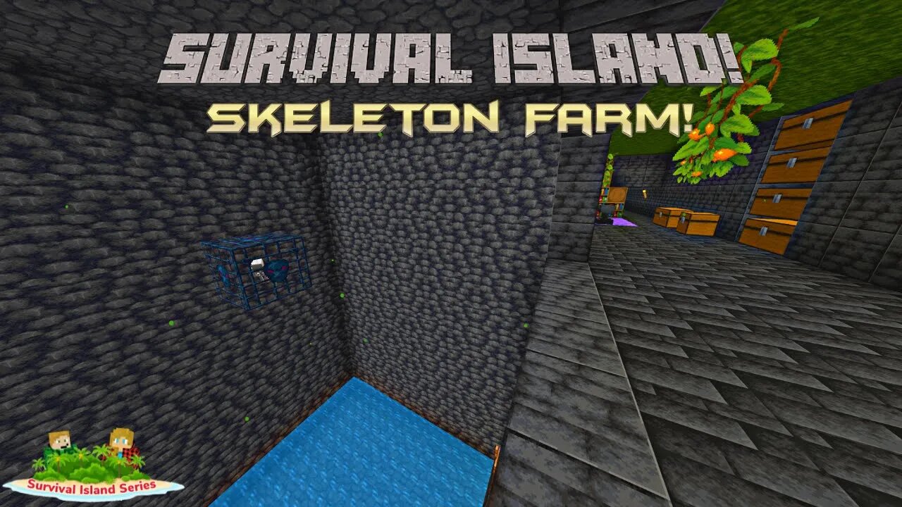 Minecraft Survival Island: Skeleton Farm!