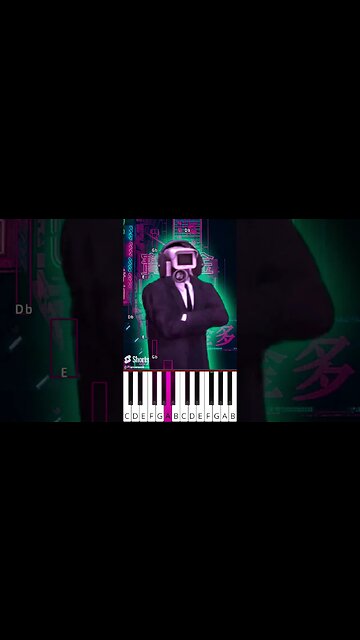 Cameraman but it's Phonk Music (@musicoscinicos) - Octave Piano Tutorial
