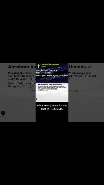 Muslims - Abraham Built the Kaaba. Momo says NO. #shorts