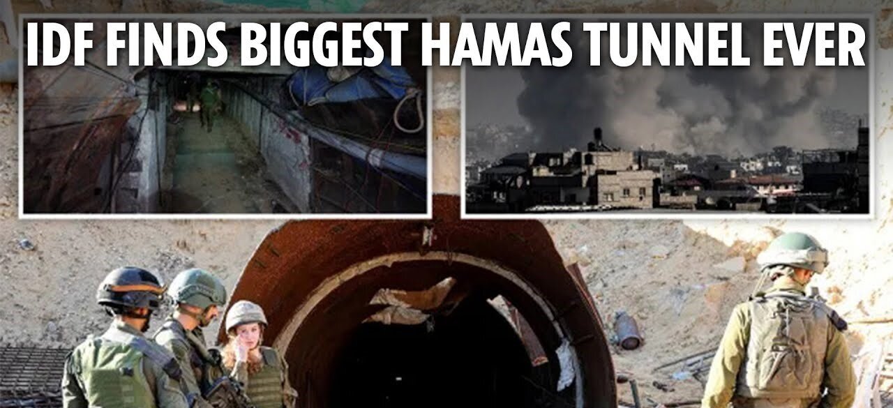 ISRAELI troops have found the biggest Hamas tunnel under Gaza yet