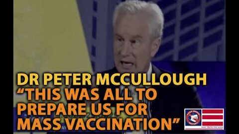 Dr. Peter McCoullagh: The Plan Was Always For Forced Mass Vaccinations