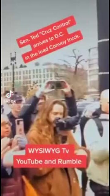 Ted Cruz Arrives At The Convoy