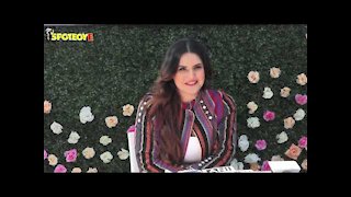 Zareen Khan at the launch of Femina Flaunt Studio | SpotboyE