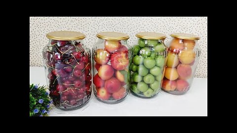 NO REFRIGERATOR! Fruits LIKE FRESH all year round! SECRET storage!!! #cherry #peach #plum