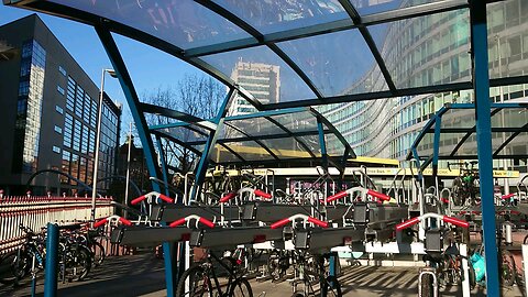 Bike Rack of Peace? Welcome to Manchester Piccadilly, I have just moved here from YouLeftTube