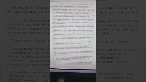 WW3- RAPTURE- 37- HEAVEN-MALE/FEMALE- MFATW- MINISTER PAUL- KEN PETERS. HOT TOPICS!!!