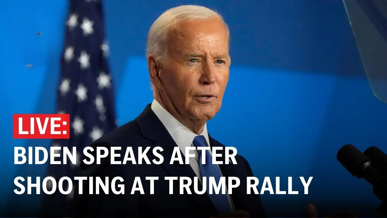 Biden speaks after shooting at Trump rally