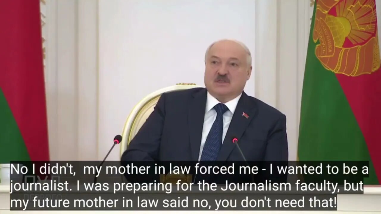 🇧🇾 Imagine falling into the presidency, because your mother-in-law forced a serious life decision