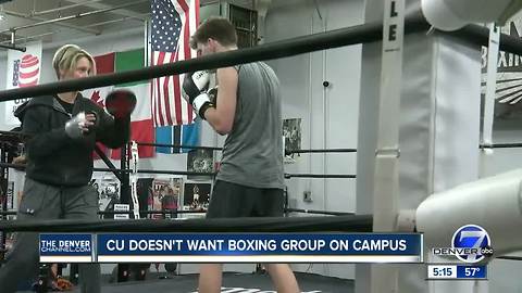 CU professor, students say university refused to have boxing event on campus