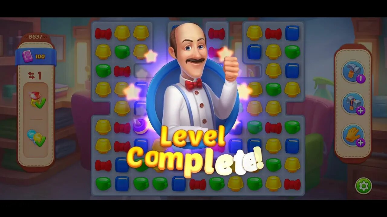 Playrix Homescapes Gameplay Walkthrough Level 6637