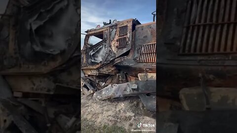 Russian Armored Vehicle Absolutely Melted #shorts