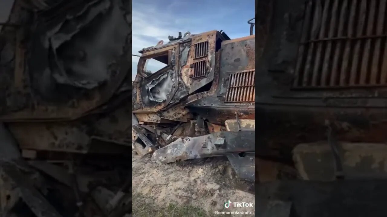 Russian Armored Vehicle Absolutely Melted #shorts