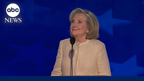 Hillary Clinton thanks Joe Biden for a 'lifetime of service' during DNC speech