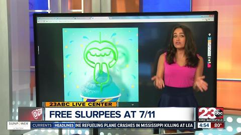 Free Slurpies at 7 Eleven