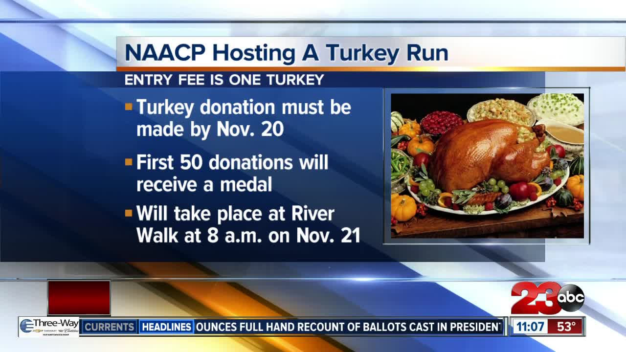 NAACP to hold 5k Turkey run/walk