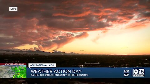 Another storm brings rain in the Valley and snow in the high country